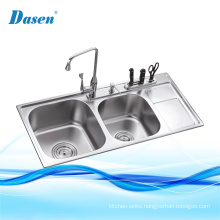 DS 9546 Customized Stainless Silicone outdoor kitchen bbq garden outdoor kitchen sink grinder washing Sink